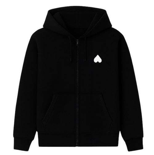 Sweat Capuche BLACK/WHITE